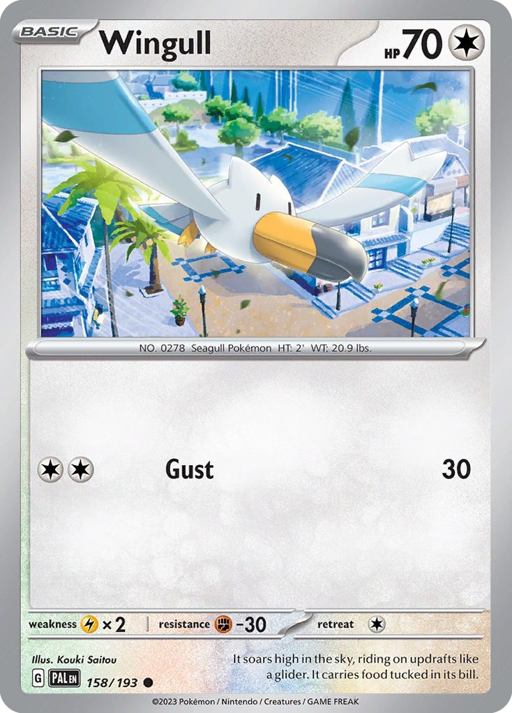 Paldea Evolved Wingull #158/193